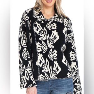 Tru luxe jacquard sweater